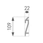 HF-3 INTERO skirting board – view 2