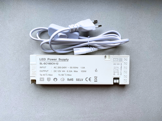WOODLINE LUMI LED power supply 100W 12V detail