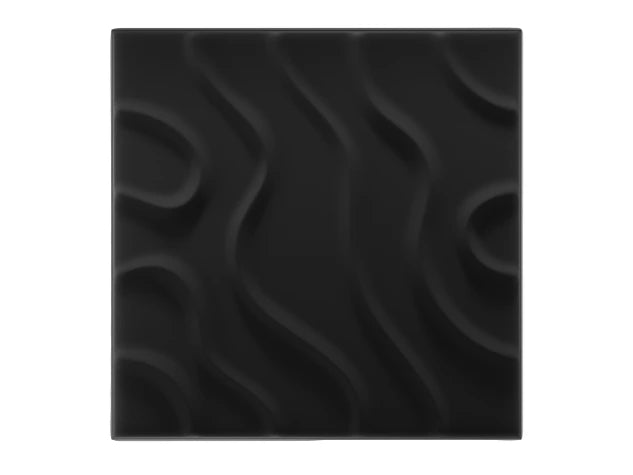 3D LINE FLOW panel in Black
