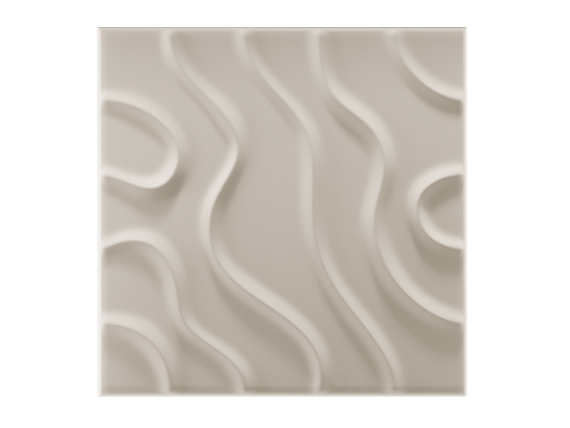 3D LINE FLOW panel in Cashmere