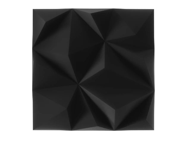 3D LINE GEO panel in Black