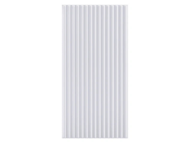 3D LINE ROLL A panel in White