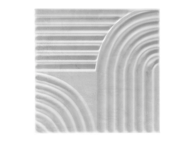 3D LINE STUCCO panel in Light Loft