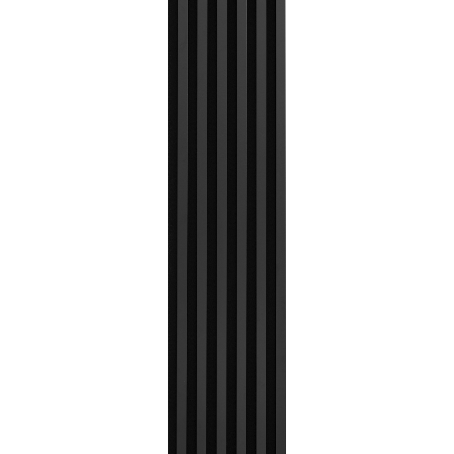 Marbet Design Woodline - 4 units x Black Lamella Panel on Black Felt - 2700 x 300 mm