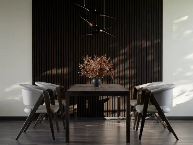 Lamella panel WL 2700×300 SLIM R0 black – dark oak