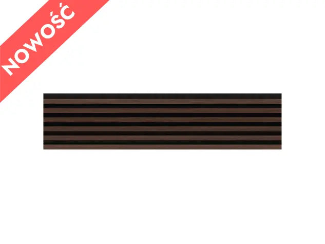 Lamella panel WL 2700×300 SLIM R0 black – dark oak