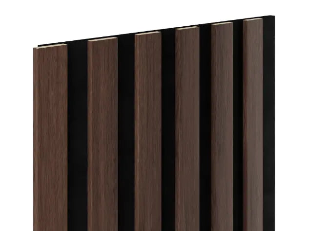 Lamella panel WL 2700×300 SLIM R0 black – dark oak