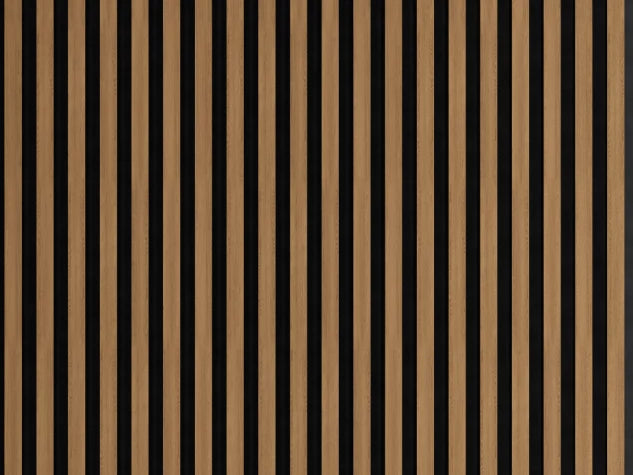 Lamella panel WL 2700×300 SLIM R0 black – light oak
