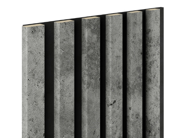 Lamella panel WL 2700×300 SLIM R0 black – loft
