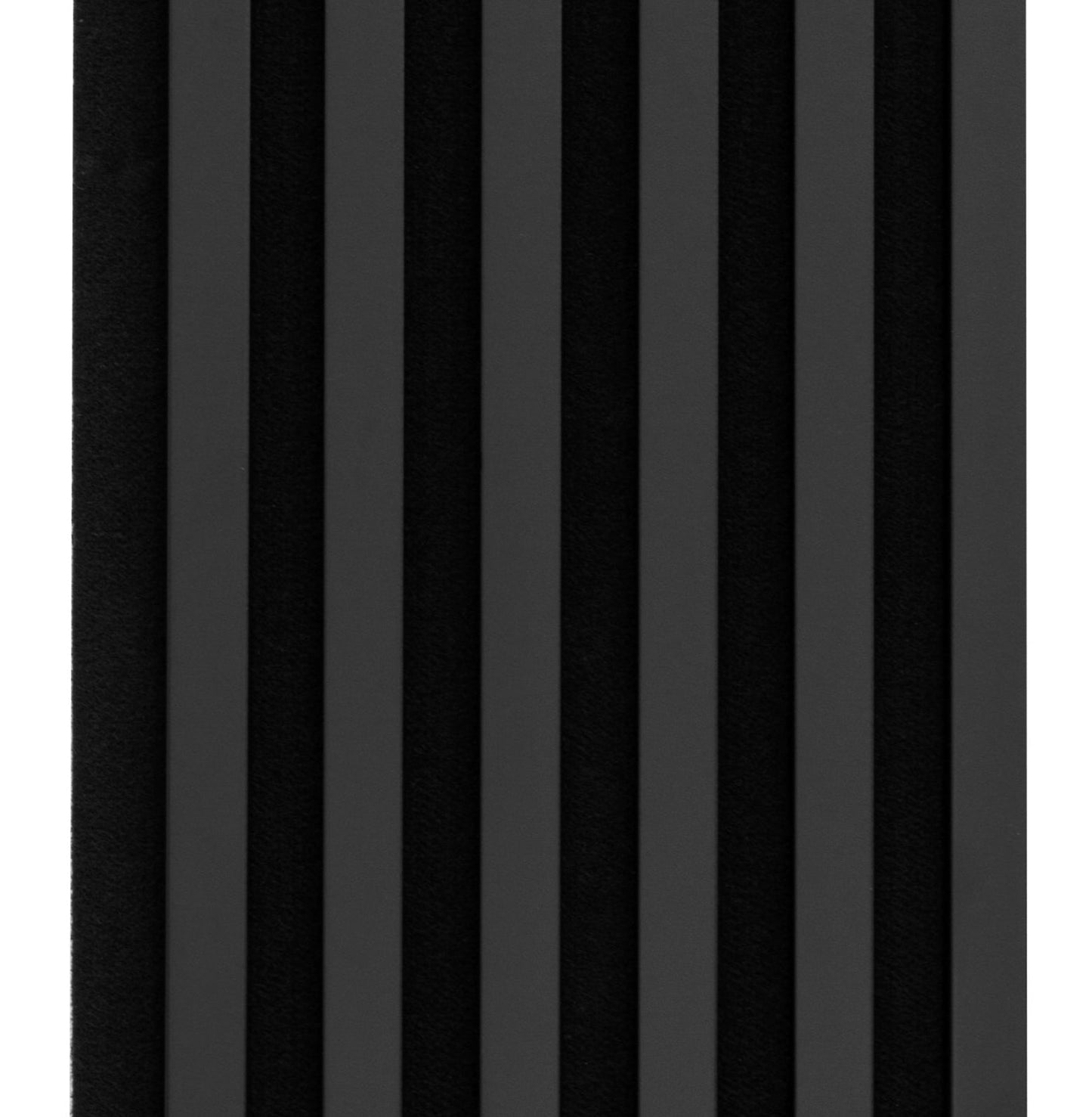 Marbet Design Woodline - 4 units x Black Lamella Panel on Black Felt - 2700 x 300 mm