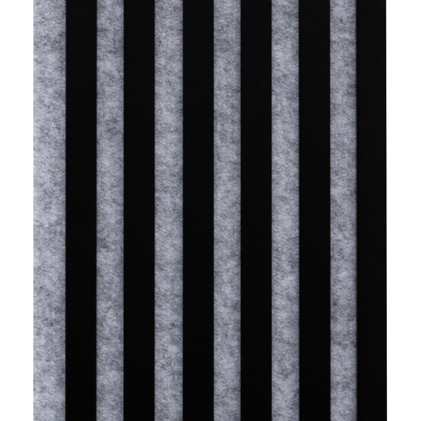 Marbet Design Woodline - 4 units x Black Lamella Panel on Grey Felt - 2700 x 300 mm