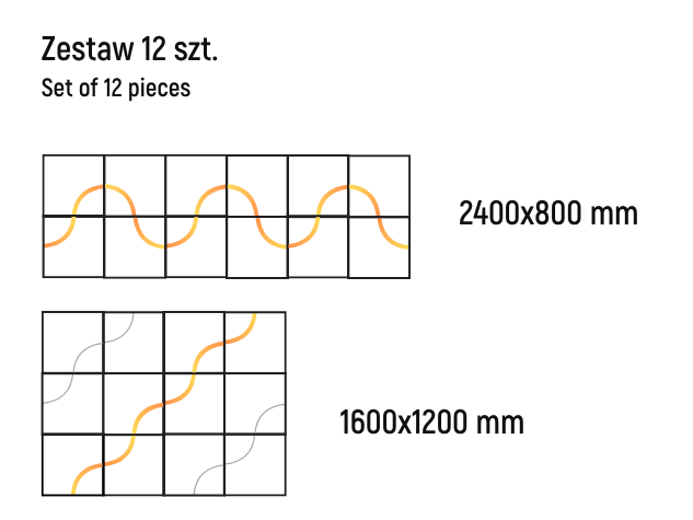 ECOLINE LUMI 12-panel layout
