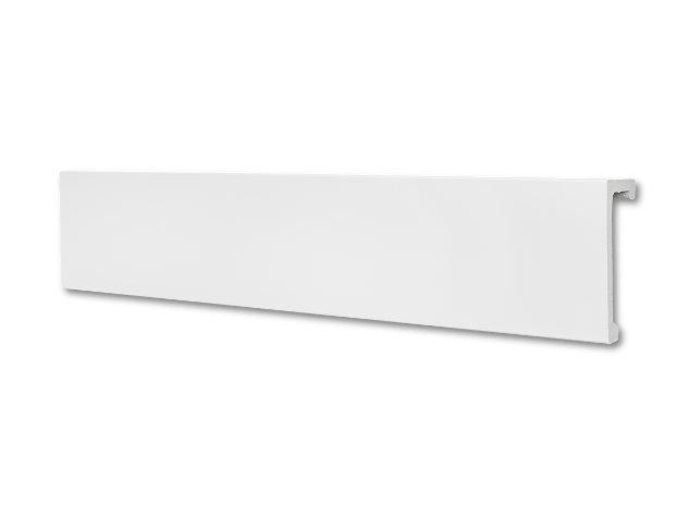 EK-100 curtain rail in white