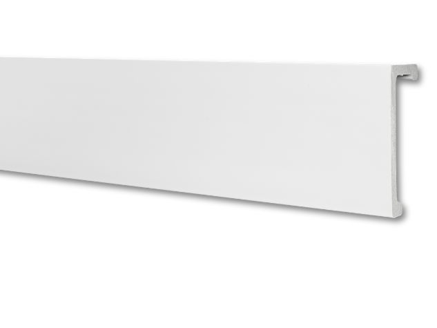 EK-150 curtain rail in white