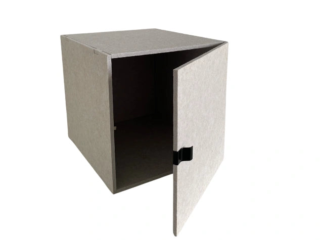 FLIP felt shelf insert for Kallax-style shelving