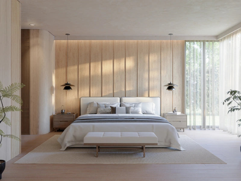 MOKU Saragossa Oak wall panels in an interior