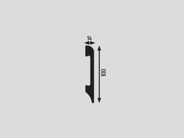 HF-6 skirting board – view 3
