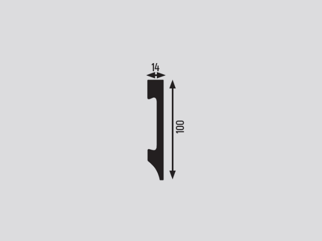HF-5 skirting board – view 2