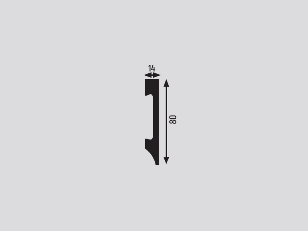 HF-4 skirting board – view 5