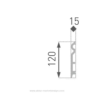 HF-2 INTERO skirting board – view 2