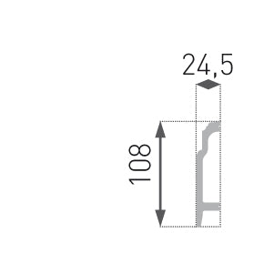 HF-1 INTERO skirting board – view 2