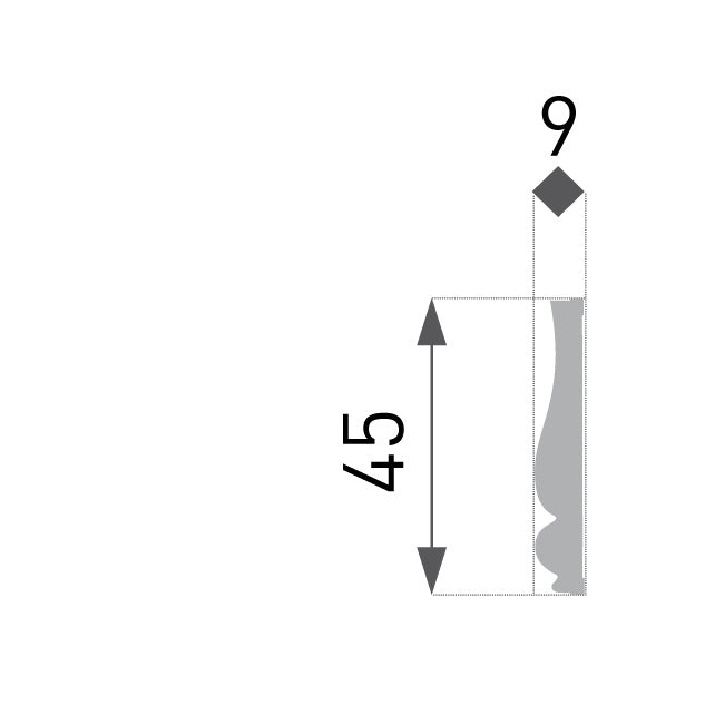 B-10 decorative wall moulding – view 2