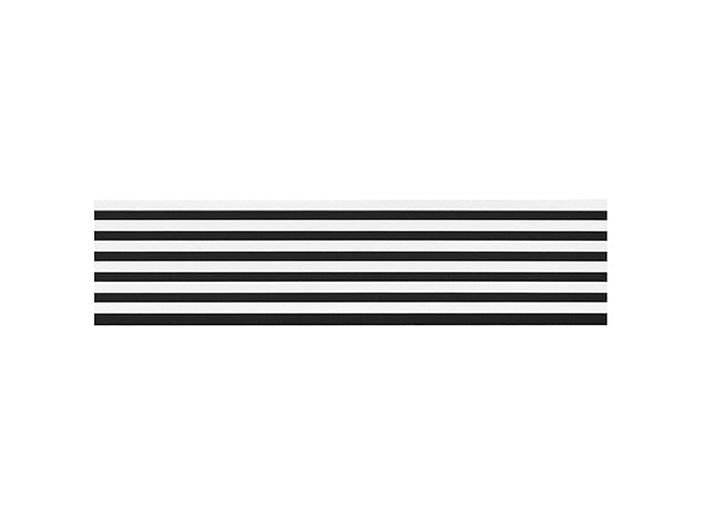 WL 2700×300 lamella panel black – white 1