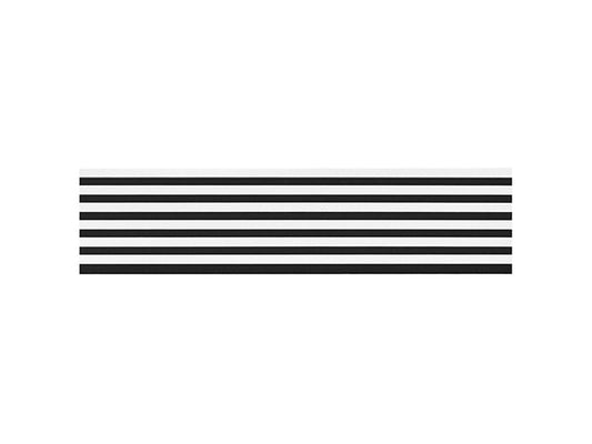 WL 2700×300 lamella panel black – white 1