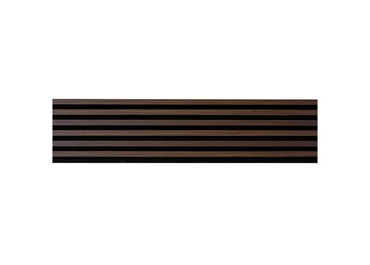 WL 2700×300 black lamella panel – dark oak 1