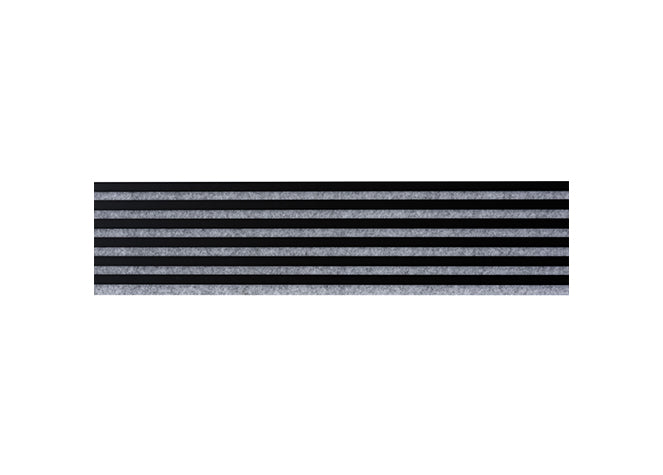 WL 2700×300 lamella panel gray – matt black 1
