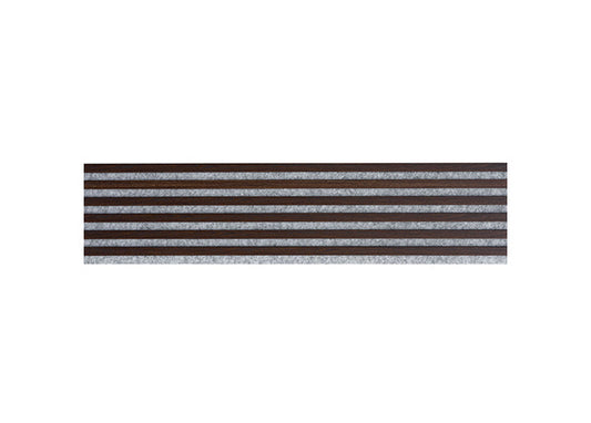 WL 2700×300 lamella panel gray – dark oak 1