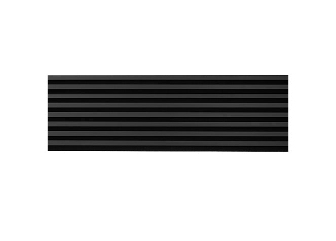 WL 2700×400 lamella panel black – matt black 1