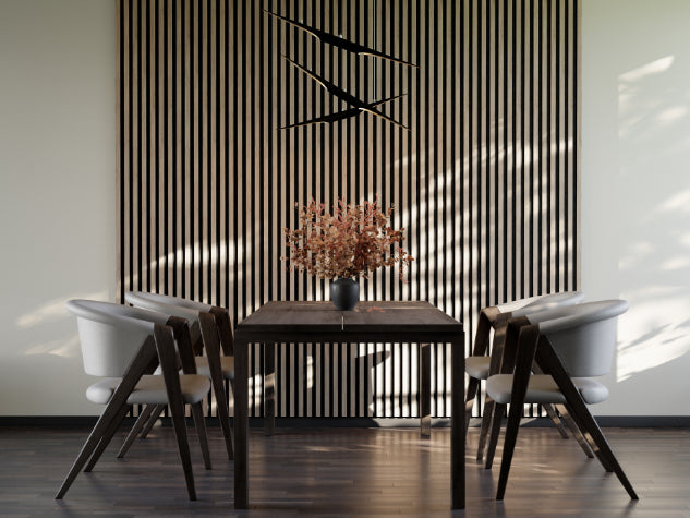Lamella panel WL 2700×300 SLIM R0 black – sonoma oak 3