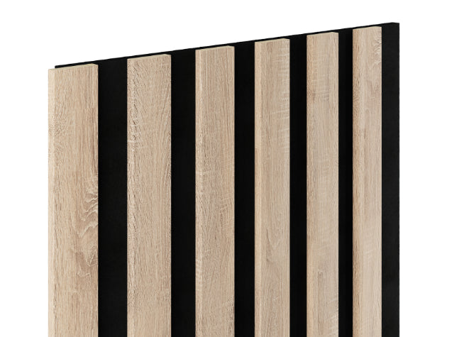 Lamella panel WL 2700×300 SLIM R0 black – sonoma oak 2