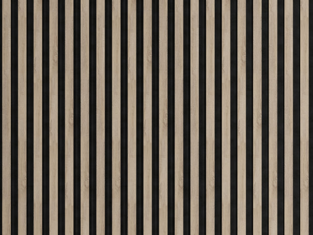 Lamella panel WL 2700×300 SLIM R0 black – sonoma oak 4