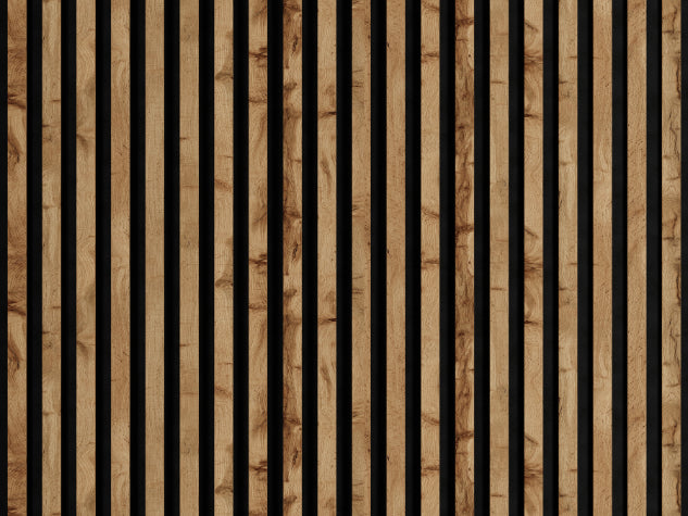 Lamella panel WL 2700×300 black – wotan oak 3