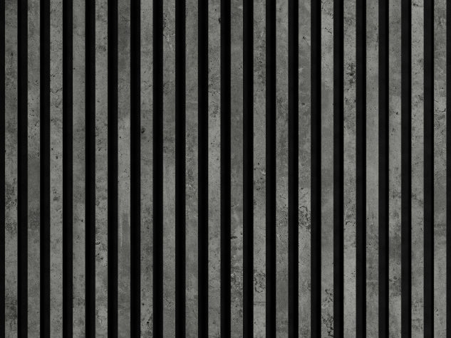 Lamella panel WL 2700×300 black – loft 3