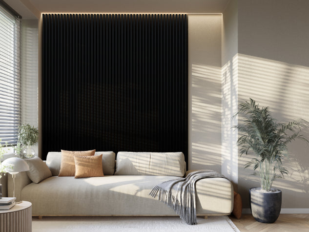 Lamella panel WL 2700×177 MAXI black – matt black 4