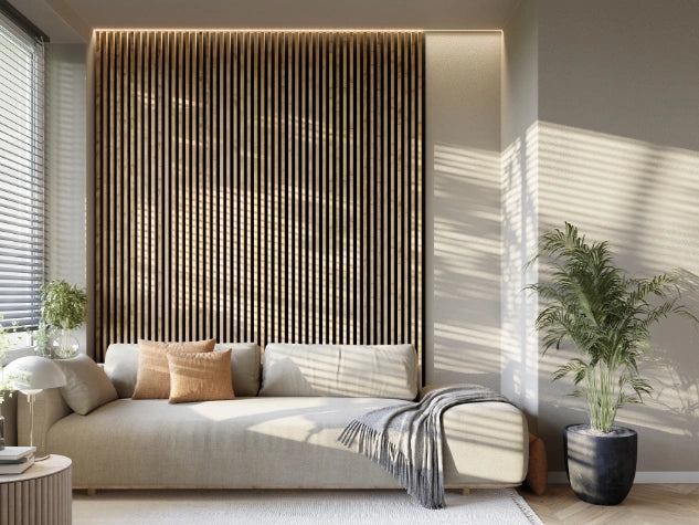 Lamella panel WL 2700×177 MAXI black – wotan oak 2