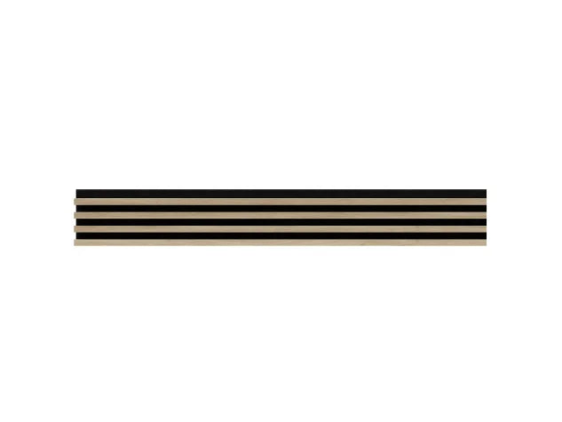 Lamella panel WL 2700×177 MAXI black – jackson hickory 2