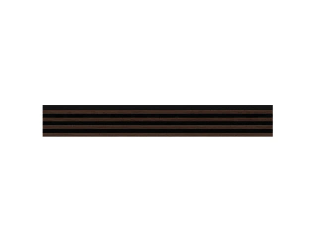 Lamella panel WL HDF 2700×177 MAXI black – dark oak 2