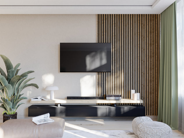 Lamella panel WL HDF 2700×177 MAXI black – wotan oak 3