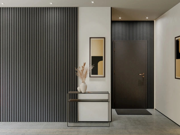 Lamella panel WL 2700×300 ST 7L black – graphite 2