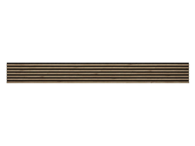 Lamella panel WL 2700×300 ST 7L black – jackson hickory 3