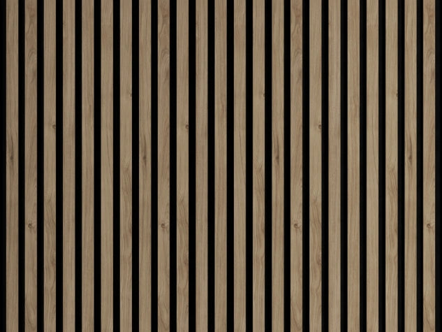 Lamella panel WL 2700×300 ST 7L black – jackson hickory 4