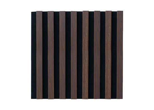 WOODLINE WL 400×400 black felt dark oak