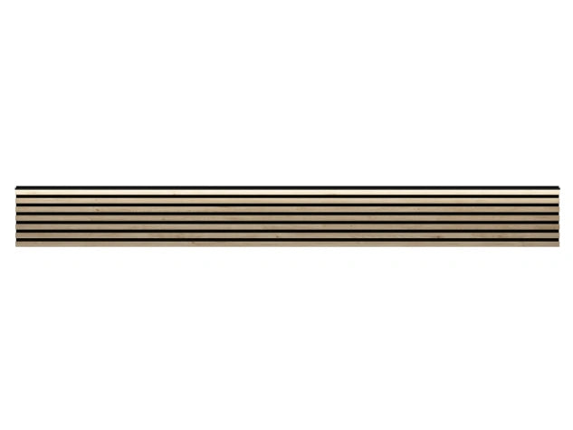 WOODLINE LUMI Jackson hickory LED slatted panel
