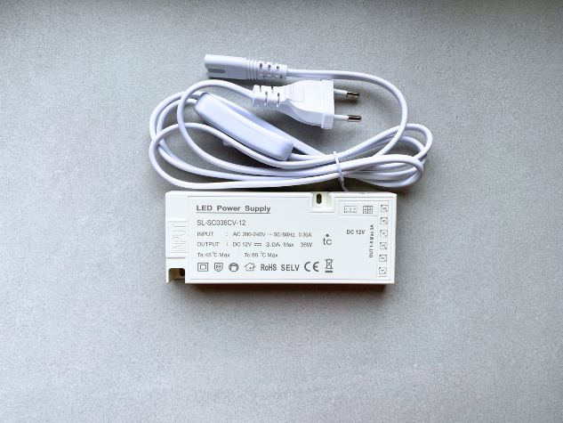 WOODLINE LUMI LED power supply 36W 12V detail